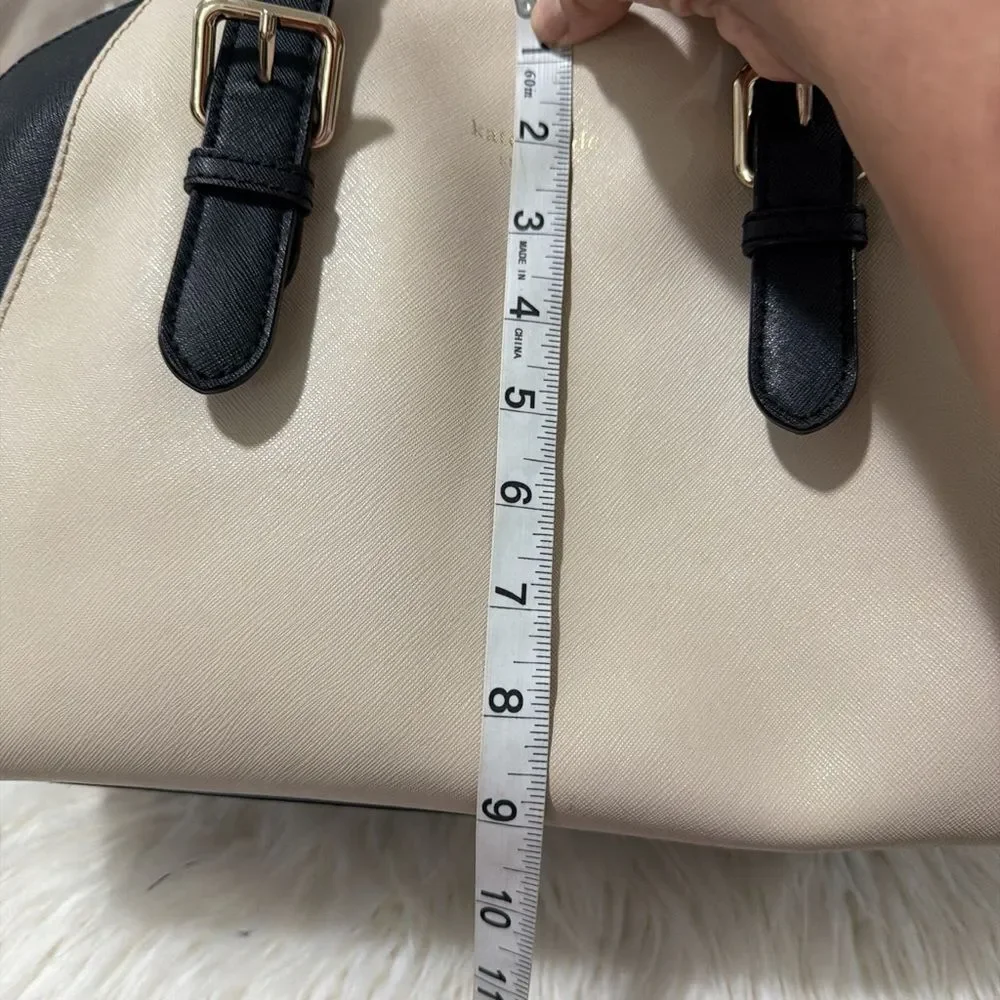 Kate Spade Black and Tan Satchel